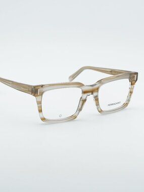 Salvatore Ferragamo SF2993 279 Unisex Eyeglasses Sand 53mm Square Frame